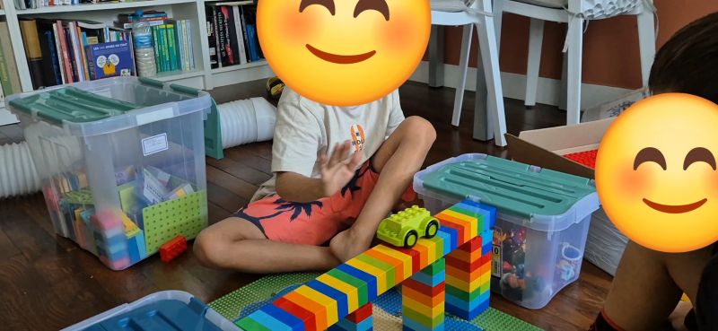 Construire un pont en DUPLO® : un défi pour relier deux montagnes et stimuler l’apprentissage